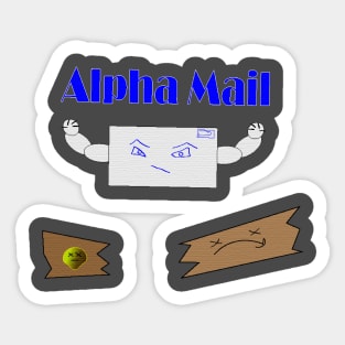 Alpha Mail Sticker